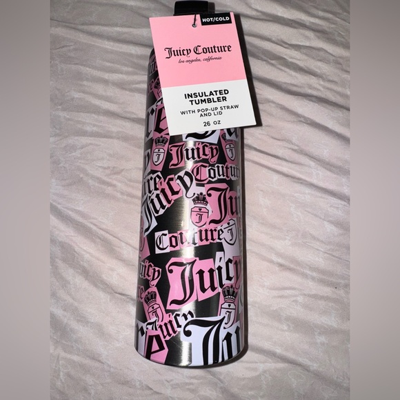 Juicy Couture Insulated Tumbler With Pop-up Straw And Lid 26 Oz - Picture 2 of 5